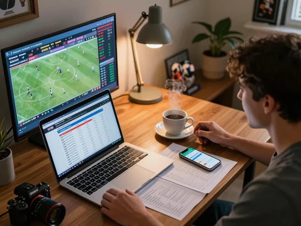 Engage in sports betting with nowgoals live football results displayed on multiple screens.