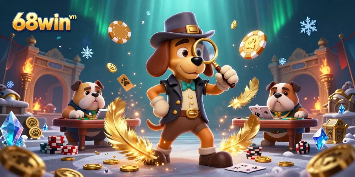 Engage in thrilling challenges at 68win vn, where golden poker chips and immersive casino experiences await.