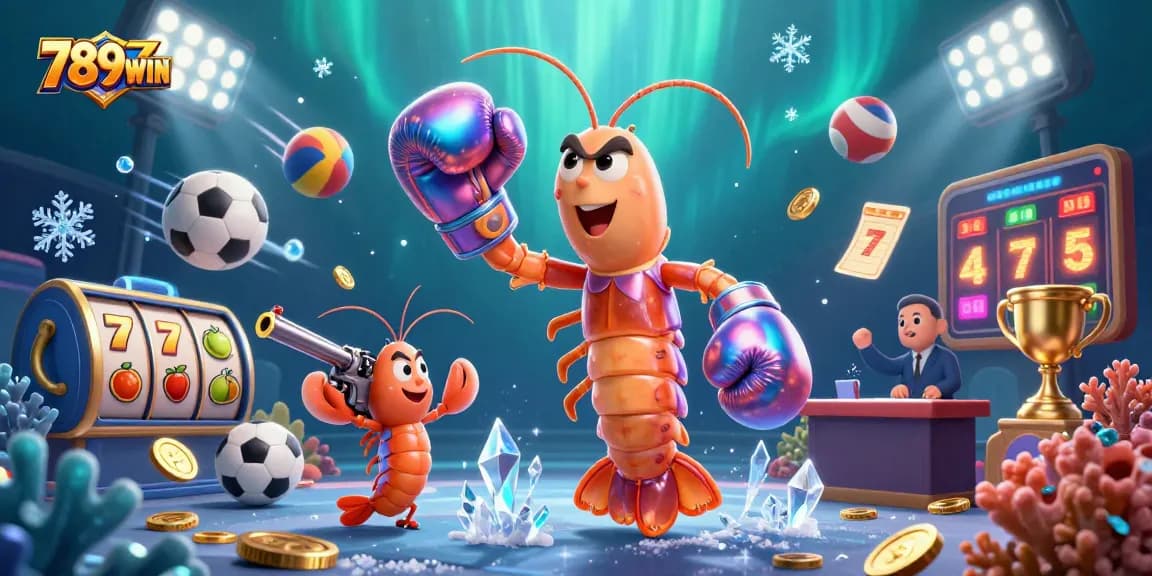 Experience the thrill of 789WIN with vibrant slot games in an engaging underwater scene!