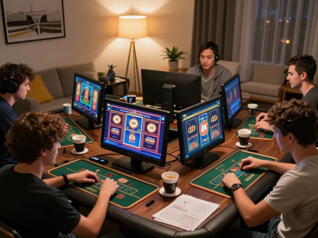Enjoying online gaming experience at trang chủ KONG88, players immersed in exciting casino games