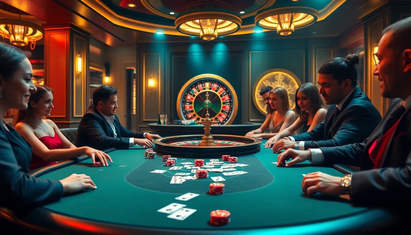 The excitement of poker gameplay with hidden wiki 2026 elements in a luxurious casino setting.