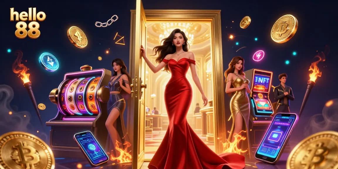 Experience thrilling gameplay at hello 88 with captivating slot machines and vibrant casino atmosphere.