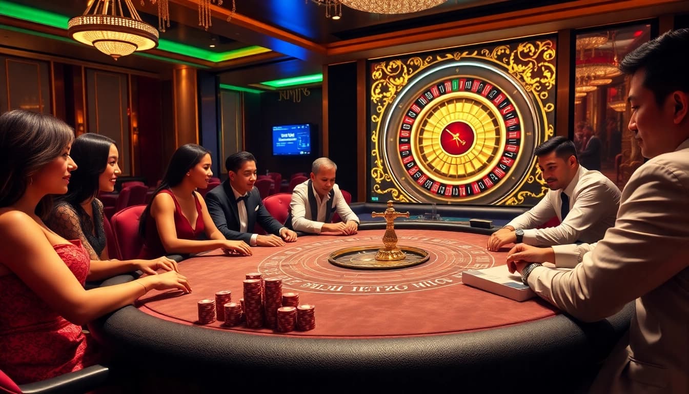 Experience thrilling gameplay at Liên Minh KJC's luxurious casino.