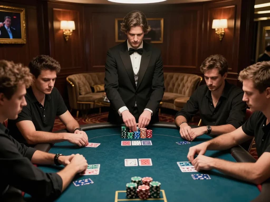 Experience the thrill of high-stakes gambling at SHBET with intense poker gameplay.