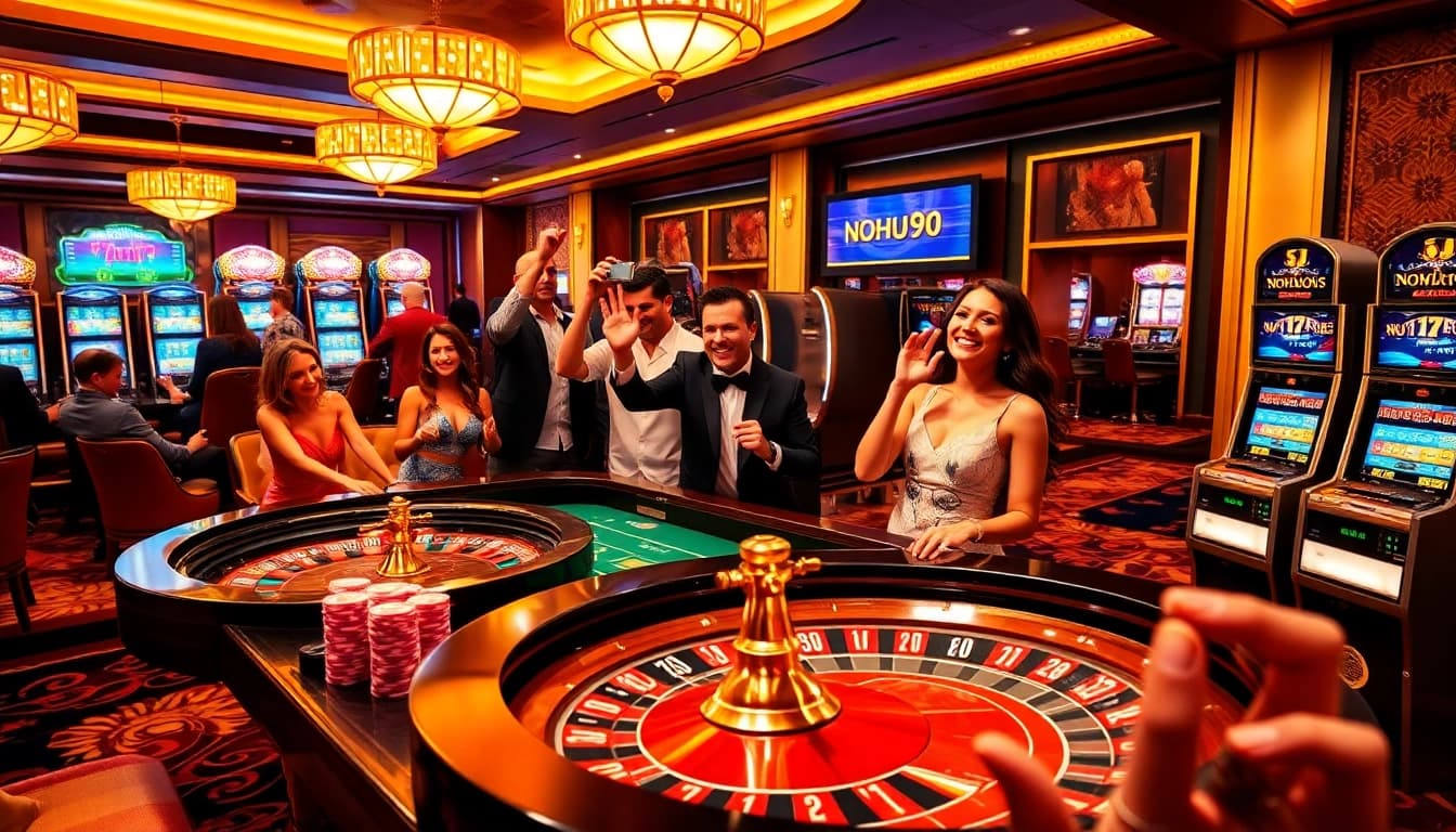 Experience the thrill at nohu90's exciting casino, where players win big on vibrant games.