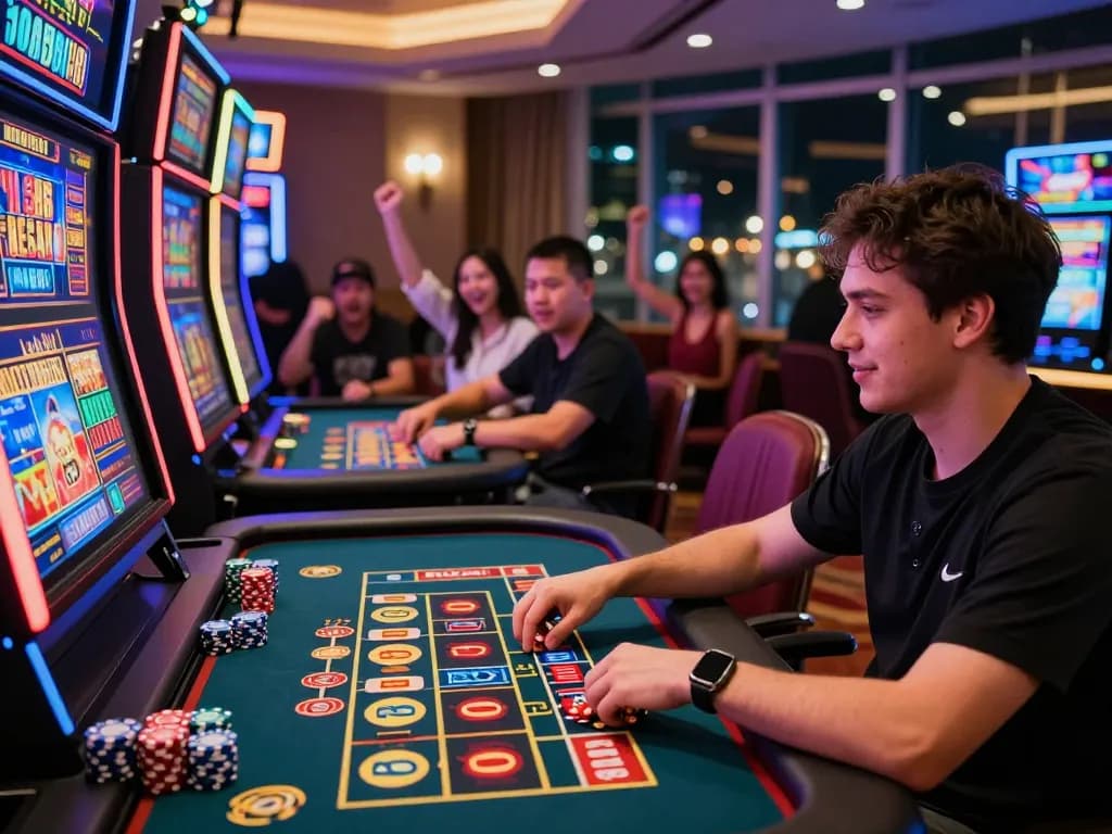 TK88 live casino gaming experience with excitement and vibrant atmosphere