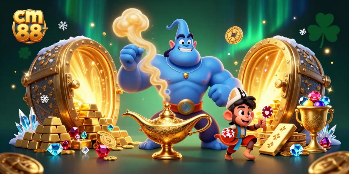 Experience thrilling gameplay at cm 88 with enchanting casino elements and vibrant treasure visuals.