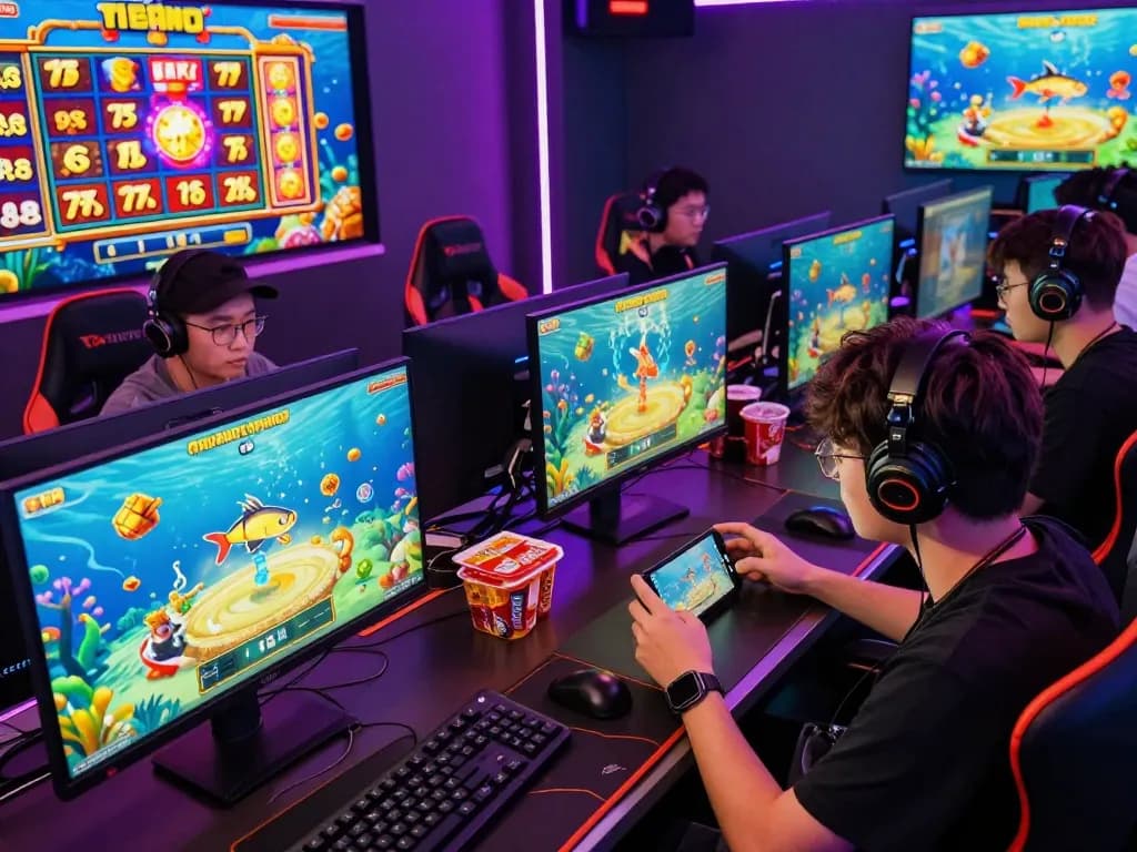 Engaging fun79 online fishing game scene with players immersed in aquatic adventures.