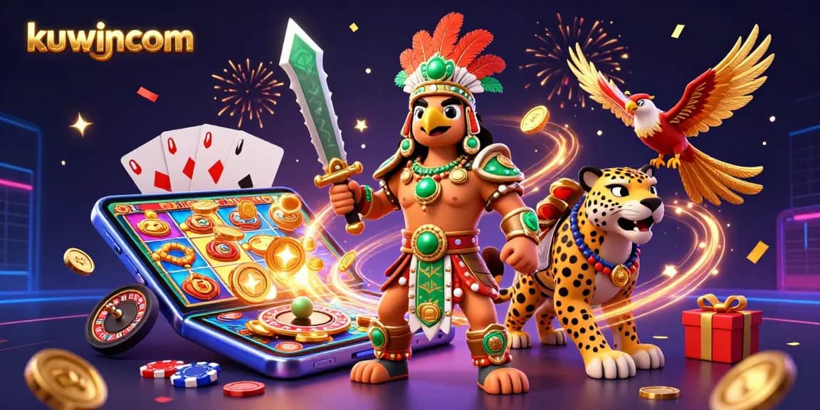 Kuwincom offers exciting slot games with rich rewards, featuring vibrant characters and dynamic gameplay.