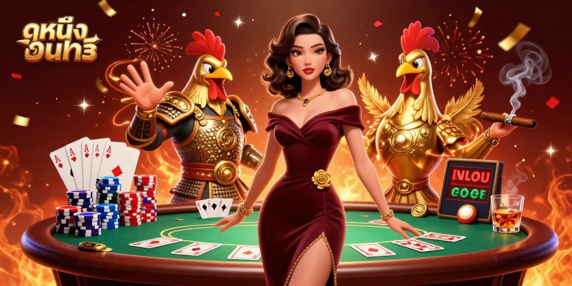 Engage with ดูหนังออนไลน์ through exciting casino gameplay showcasing lavish elements and dynamic action.