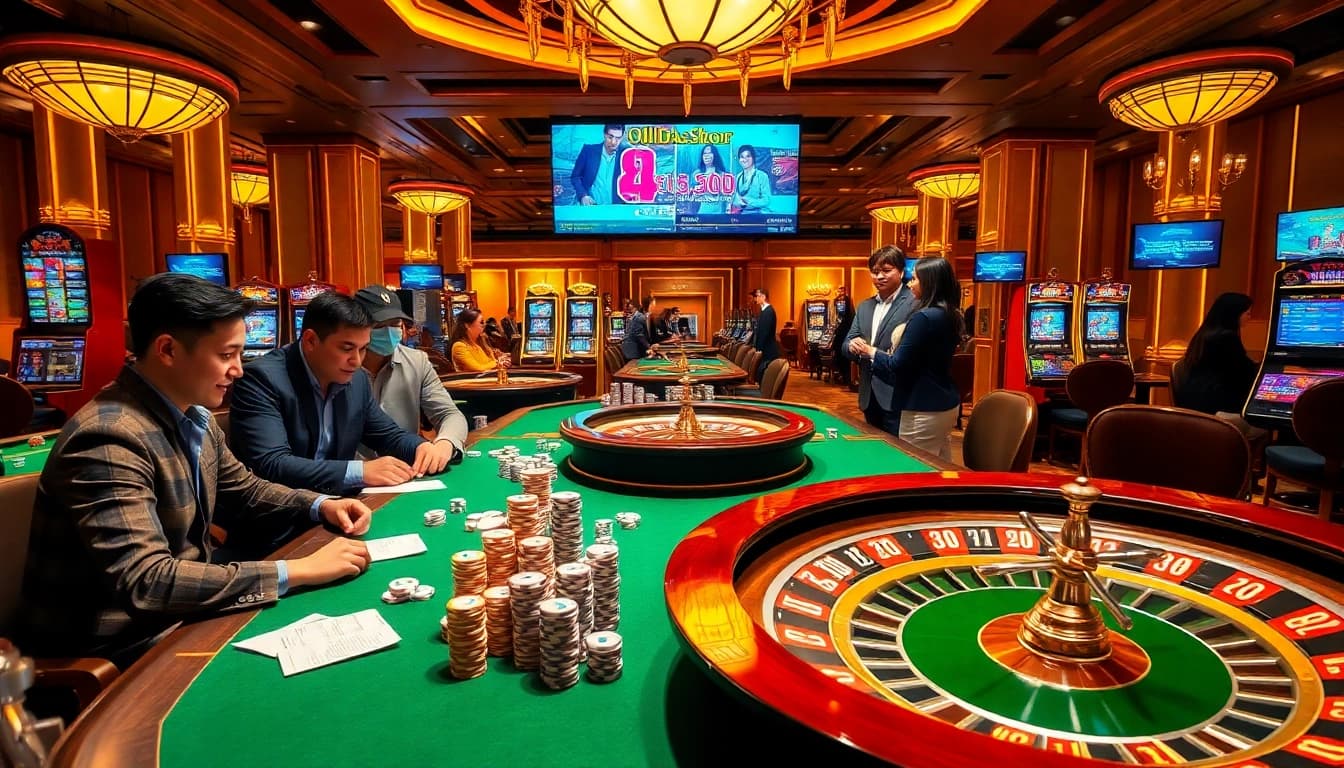 Experience the thrill of gambling at 8day.cn.com with lively casino gaming scenes and vibrant players.