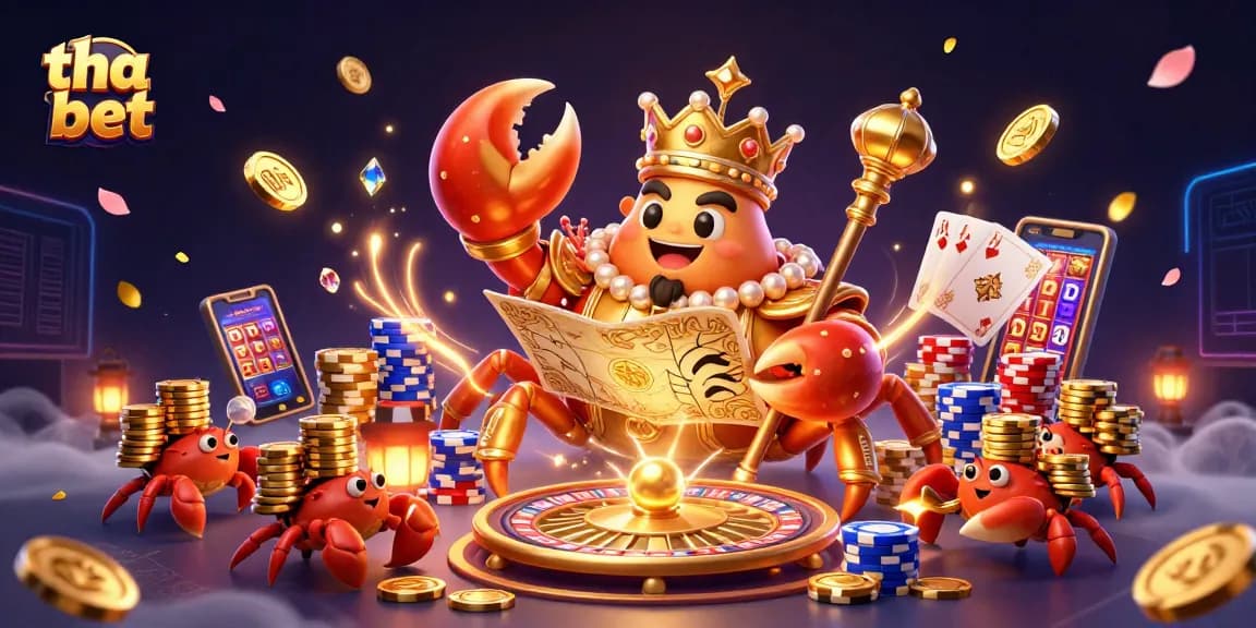 Win big with tha bet in an exciting 3D casino scene with vibrant characters and dynamic gaming elements.
