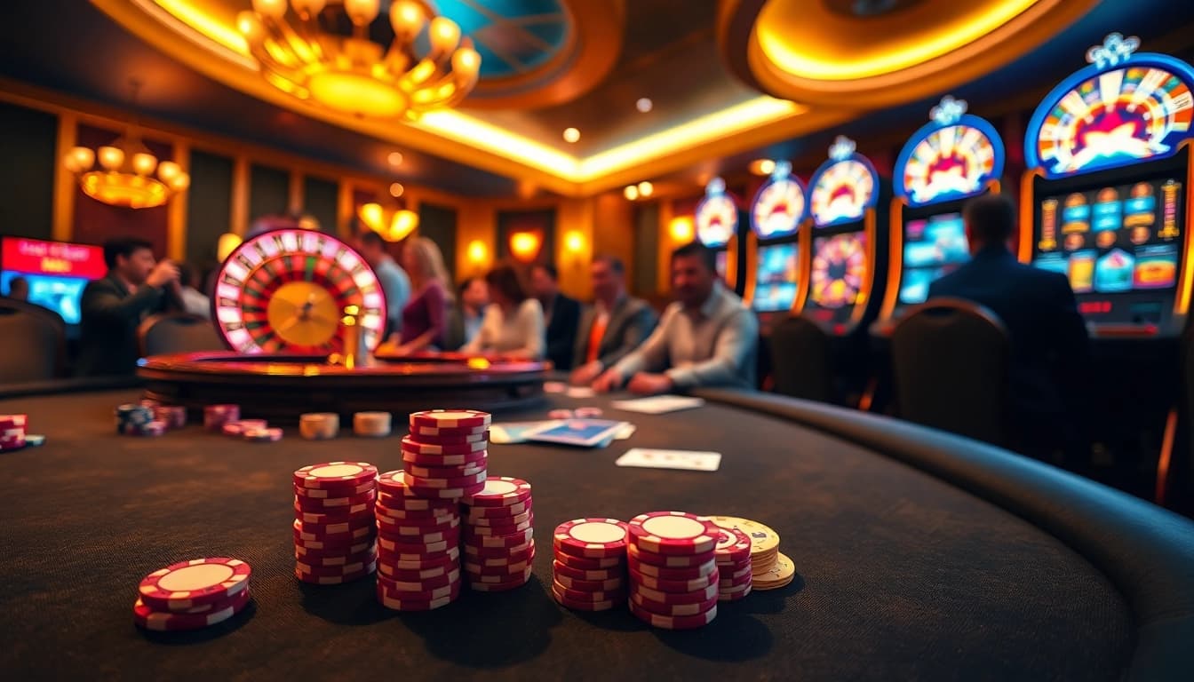 Experience the excitement of gambling at 789F with vibrant poker chips and thrilling casino elements.
