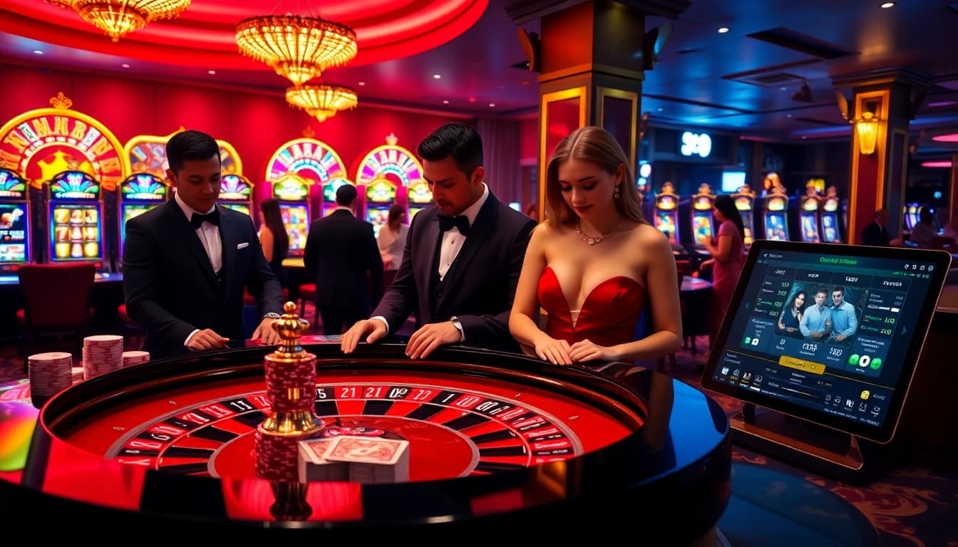 Experience the excitement of betting at gg88 com with luxurious casino elements and vibrant atmosphere.