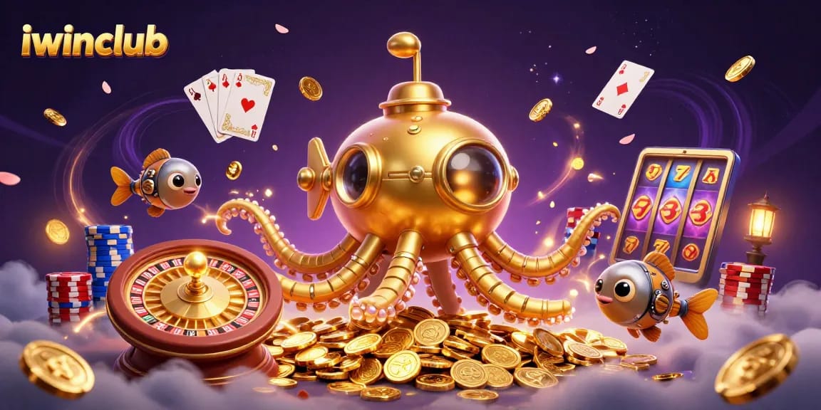 iwinclub players enjoy a thrilling adventure in a vibrant casino with dynamic slot elements.
