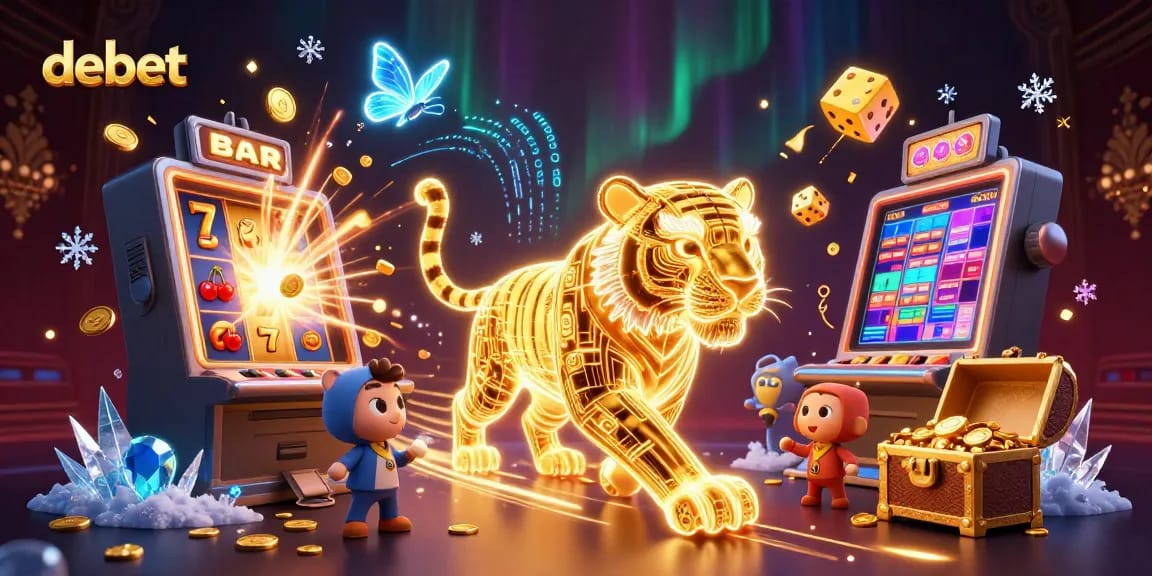 Engage in thrilling gameplay at Debet with vibrant casino visuals and dynamic gaming experiences.