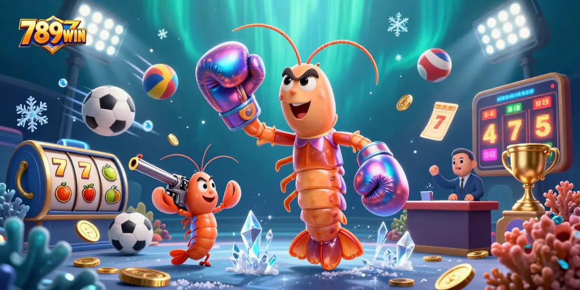 Experience the thrill of 789WIN with vibrant slot games in an engaging underwater scene!