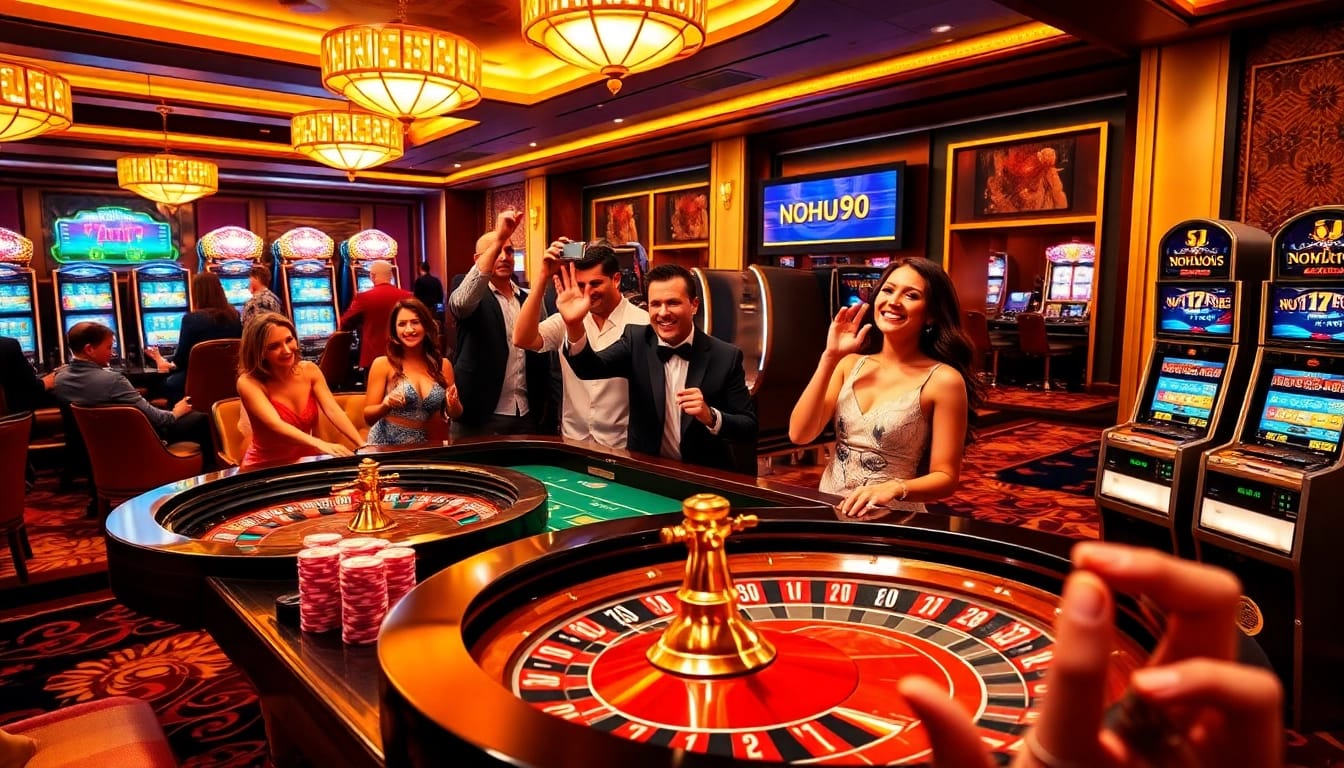 Experience the thrill at nohu90's exciting casino, where players win big on vibrant games.