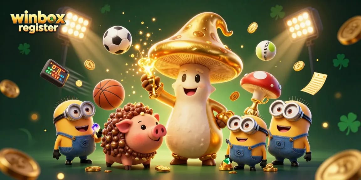 Experience the excitement of winbox register with golden treasures and dynamic sports elements.