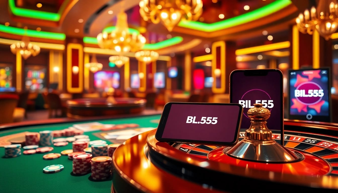 Gamble and win big at BL555 with thrilling poker and roulette games in an elegant casino.