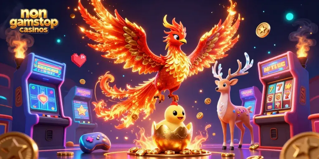 Experience thrilling gameplay at non gamstop casinos with vibrant characters and dynamic gaming elements.