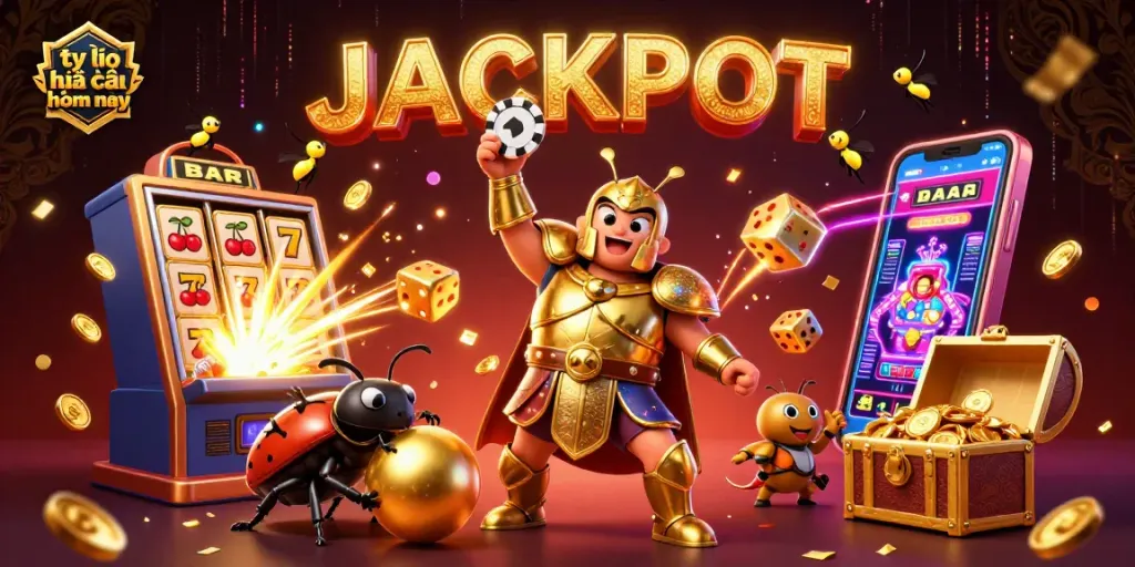 Bet on tỷ lệ kèo nhà cái hôm nay with engaging cartoon characters celebrating a significant win.