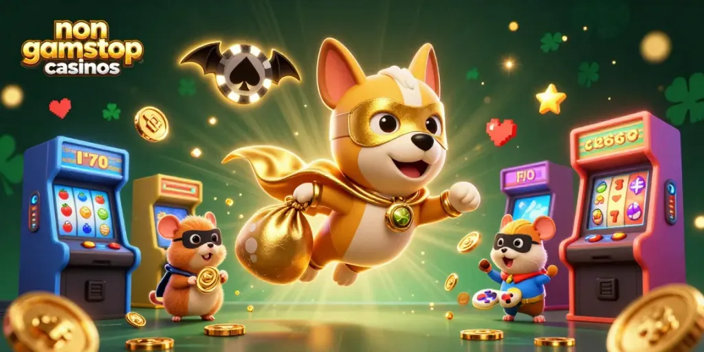Spin and win at non gamstop casinos with thrilling slot adventures featuring colorful characters.