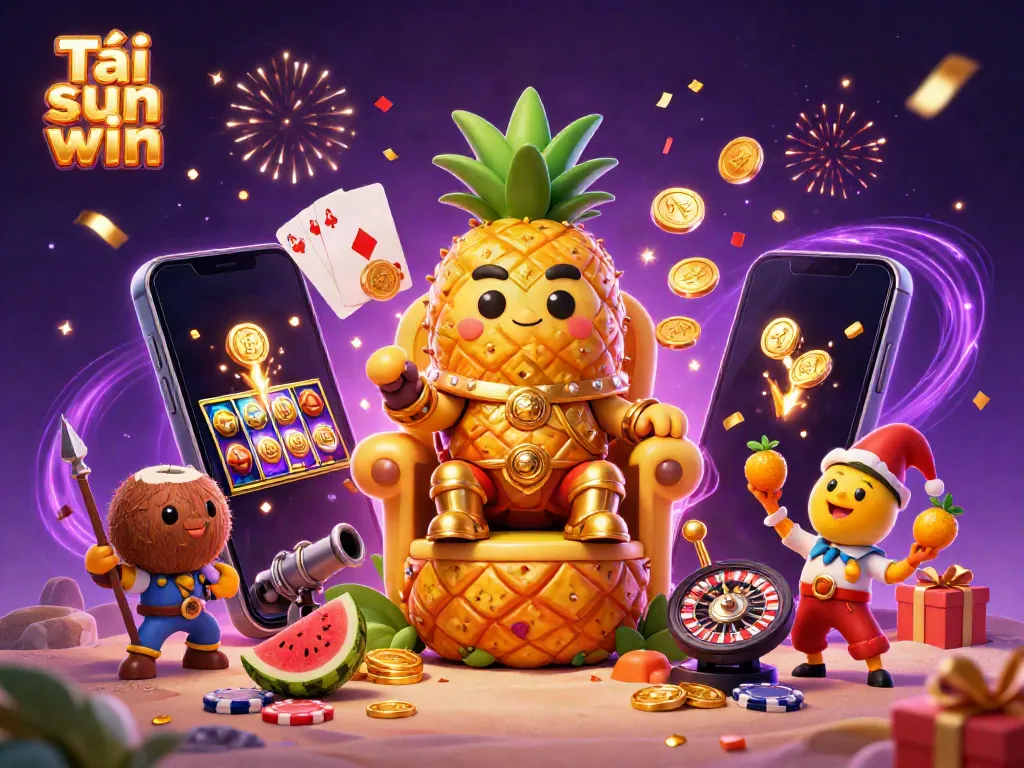 Experience thrilling gaming action with Tải sun win, featuring vibrant characters and casino elements.