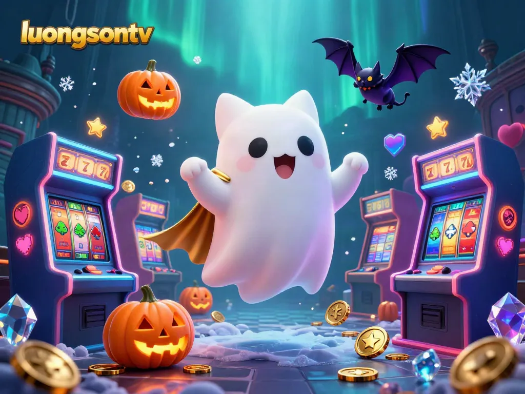 Experience thrilling live football streaming with luongsontv in a vibrant casino scene.