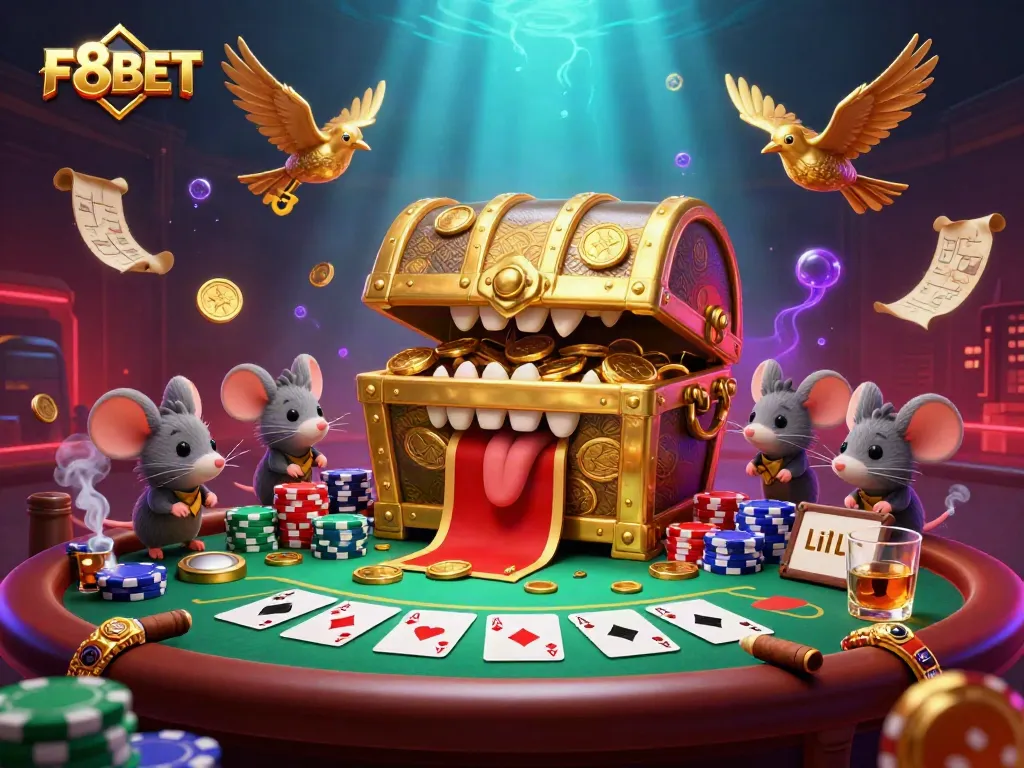 Experience thrilling poker excitement with F8BET's treasure-filled casino adventure, featuring captivating game elements.