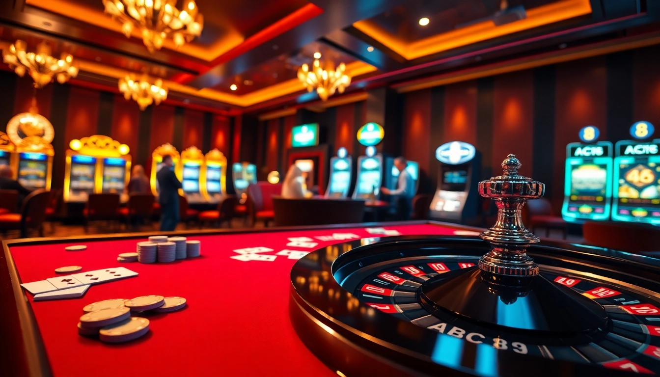 Experience thrilling gameplay at ABC8 casino with vibrant tables and dynamic action.