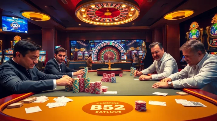 Bets placed at the poker table showcasing expertise and excitement at https://b52club.forum/ for casino enthusiasts.