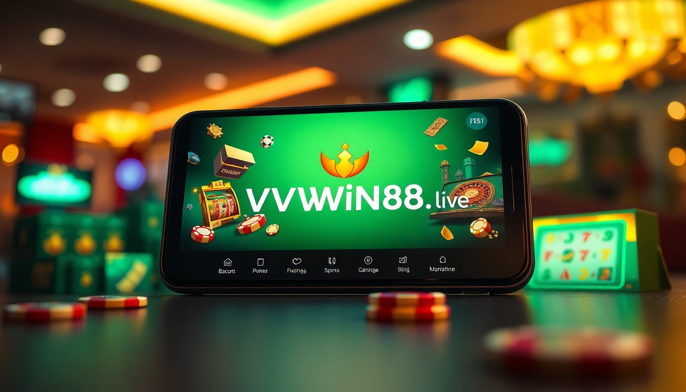 Experience the thrilling world of online gaming with vvvwin88.live, featuring vibrant casino games and a user-friendly interface.