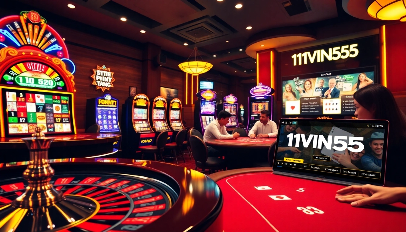 Winning at the roulette table with 11WIN55 casino, showcasing vibrant gameplay.