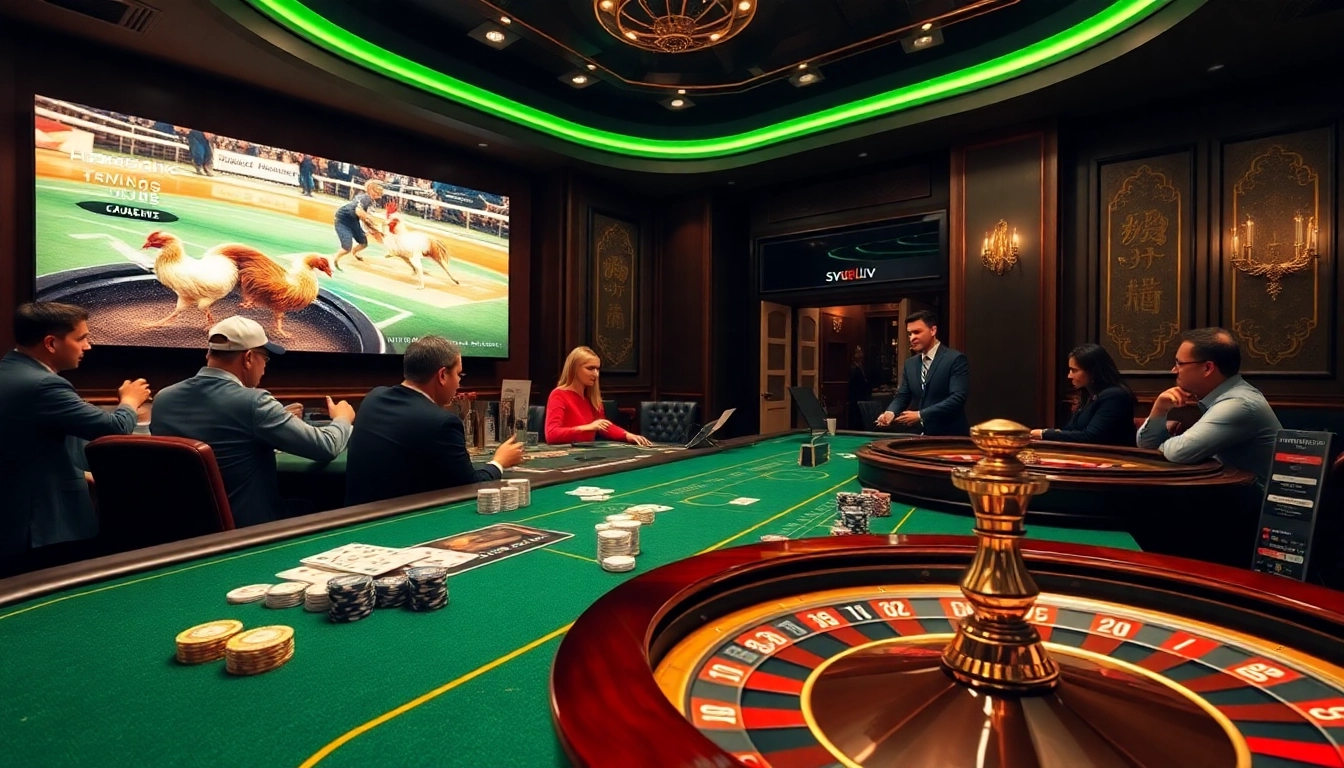 Experience thrilling gameplay and excitement at https://sv388win.live with poker chips and vibrant casino setups.