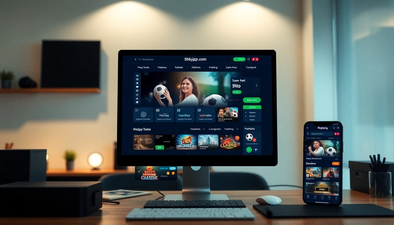 Intuitive online betting interface of https://566.jpn.com/ showcasing sports and casino games with user engagement.