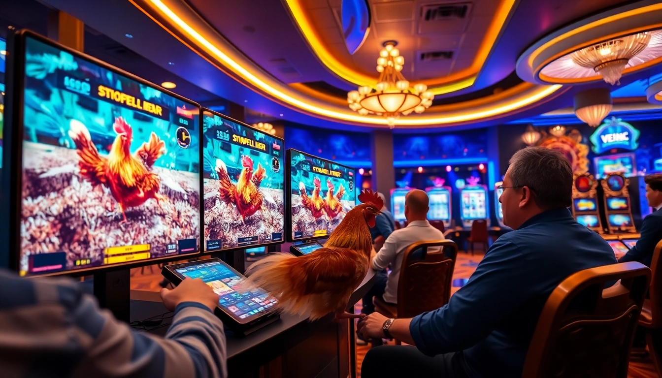 Experience the thrill of online cockfighting and sports betting at dagawin.live with dynamic visuals.