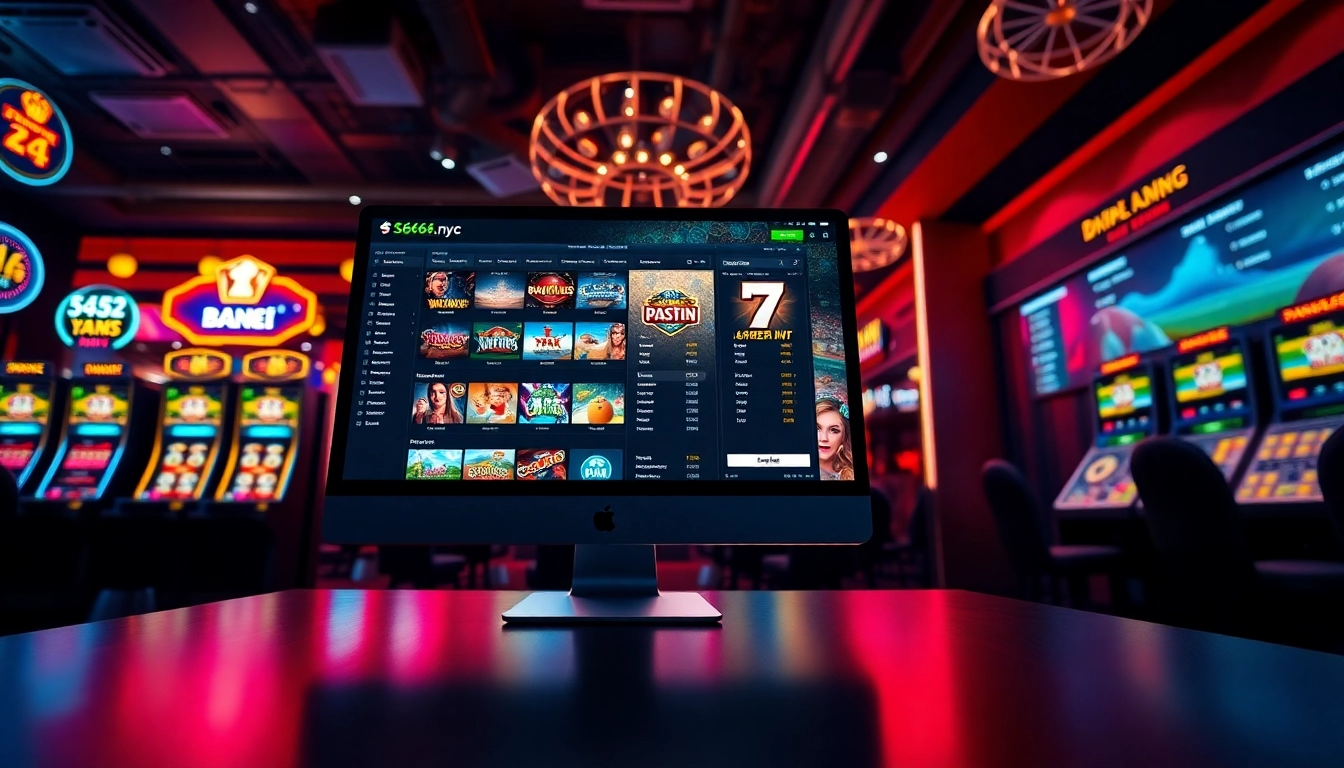 S666.nyc online betting platform showcasing a vibrant casino and sports betting interface.