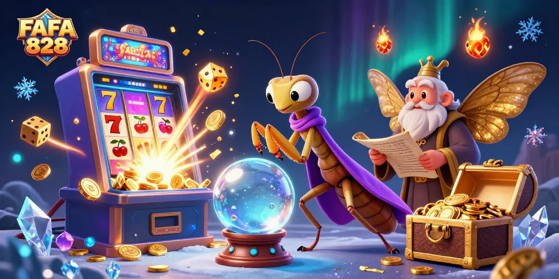 Experience FAFA 828's dynamic gaming world with slots, treasures, and mystical characters.