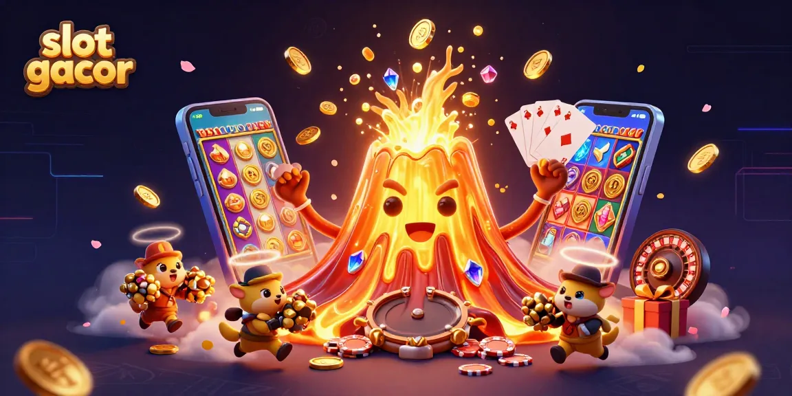 Experience the thrill of slot gacor with a whimsical eruption of treasures and interactive gaming elements.