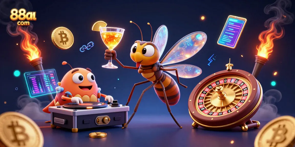Experience the excitement of 88aa com with vibrant casino characters in a dynamic gaming environment.
