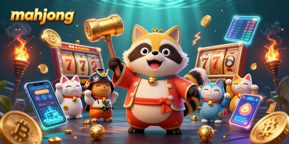 Spin the mahjong slot reels to unlock unique features and jackpots with this festive illustration.